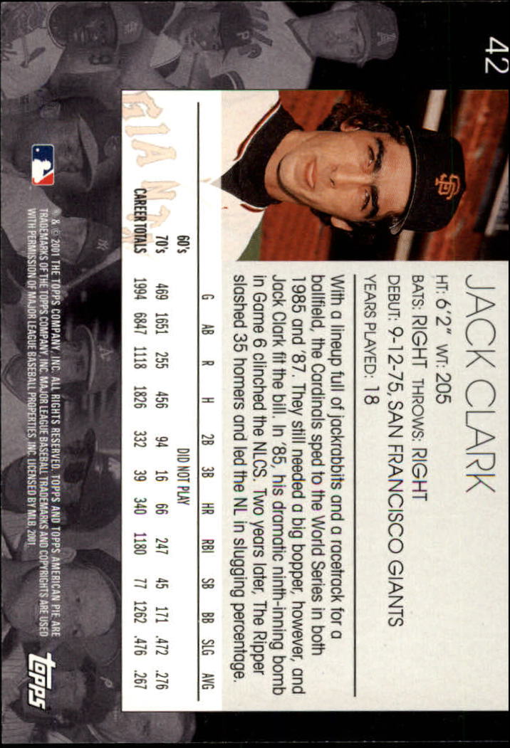 2001 Topps American Pie Baseball - Picture 83 of 312