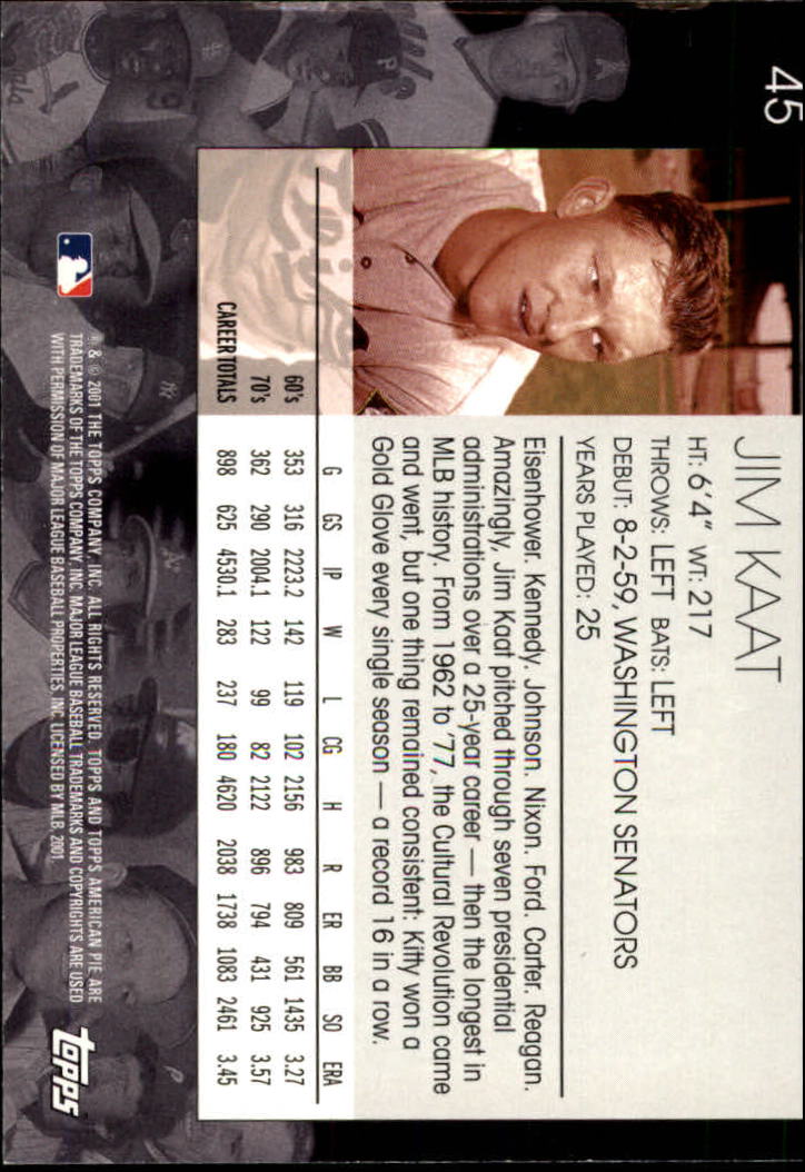 2001 Topps American Pie Baseball - Picture 89 of 312