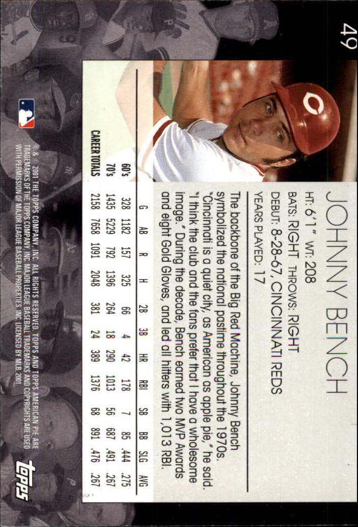 2001 Topps American Pie Baseball - Picture 97 of 312