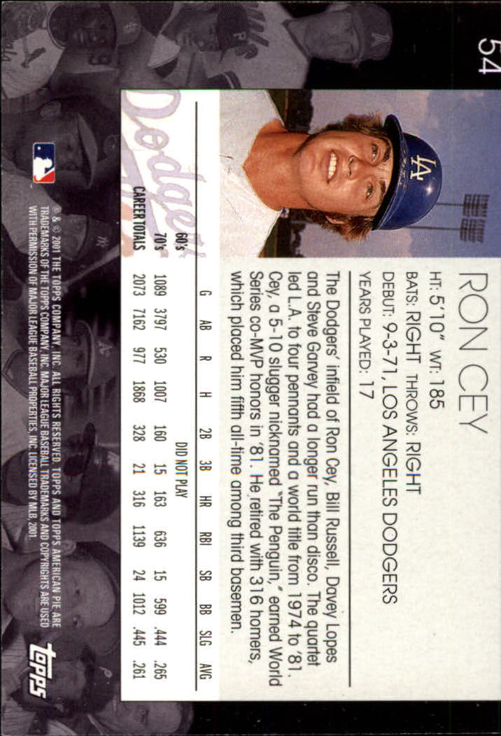 2001 Topps American Pie Baseball - Picture 107 of 312