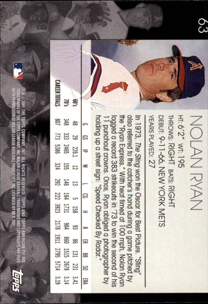 2001 Topps American Pie Baseball - Picture 125 of 312