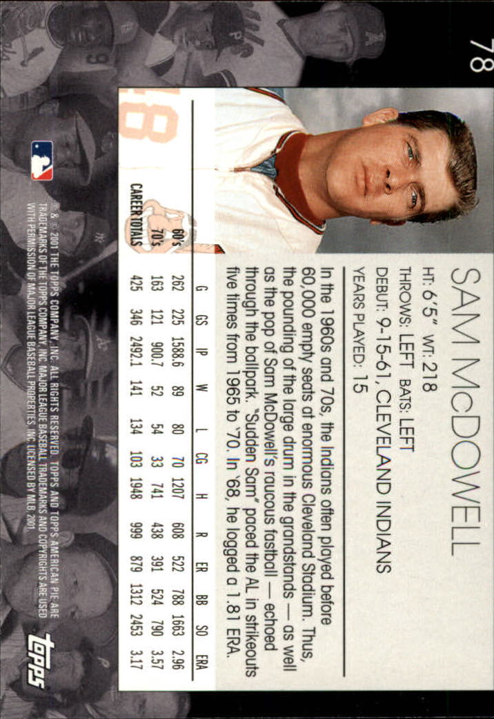 2001 Topps American Pie Baseball - Picture 155 of 312