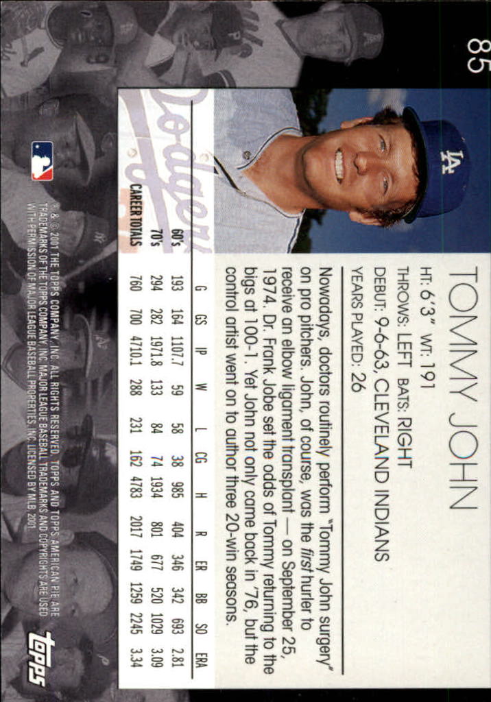 2001 Topps American Pie Baseball - Picture 169 of 312