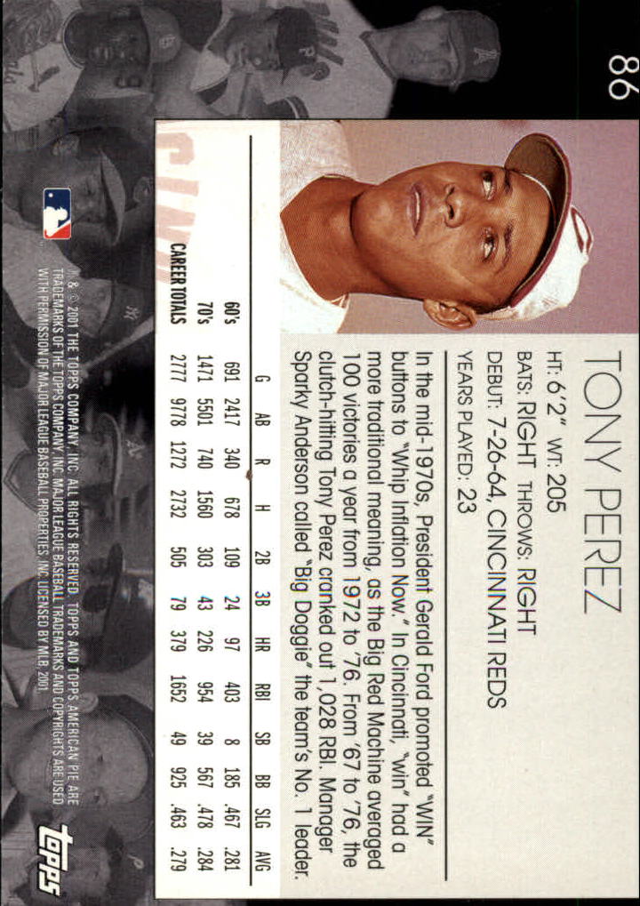 2001 Topps American Pie Baseball - Picture 171 of 312