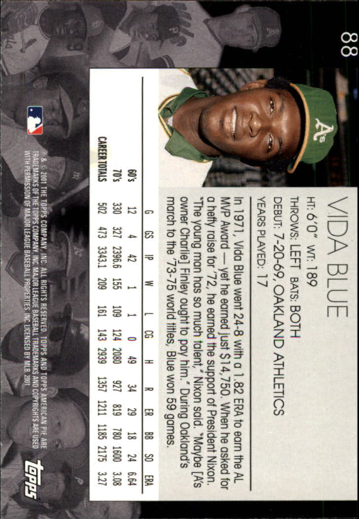 2001 Topps American Pie Baseball - Picture 175 of 312