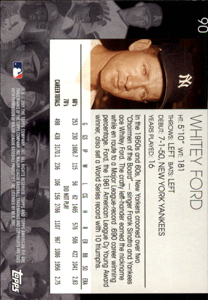 2001 Topps American Pie Baseball - Picture 179 of 312