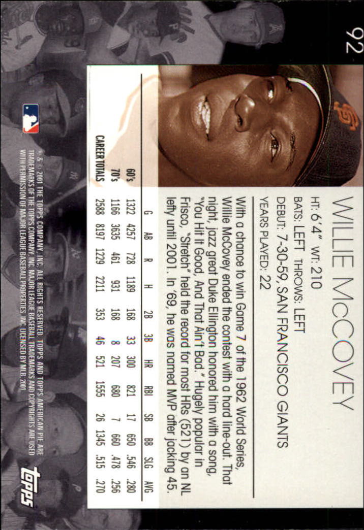 2001 Topps American Pie Baseball - Picture 181 of 312