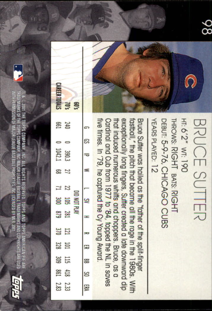 2001 Topps American Pie Baseball - Picture 193 of 312