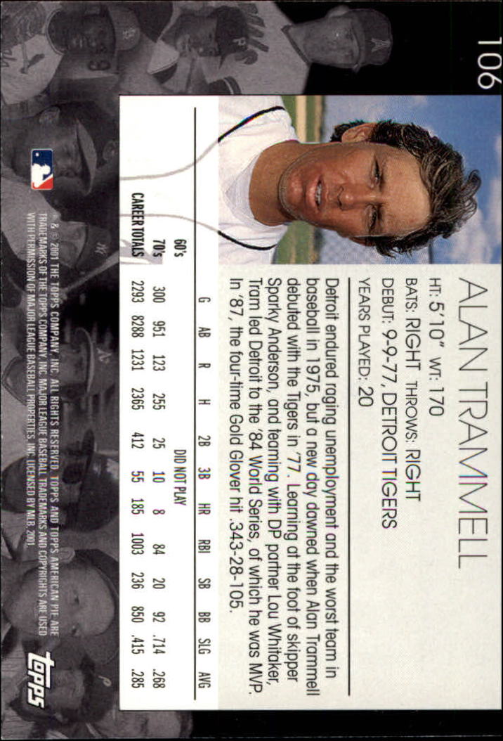 2001 Topps American Pie Baseball - Picture 209 of 312