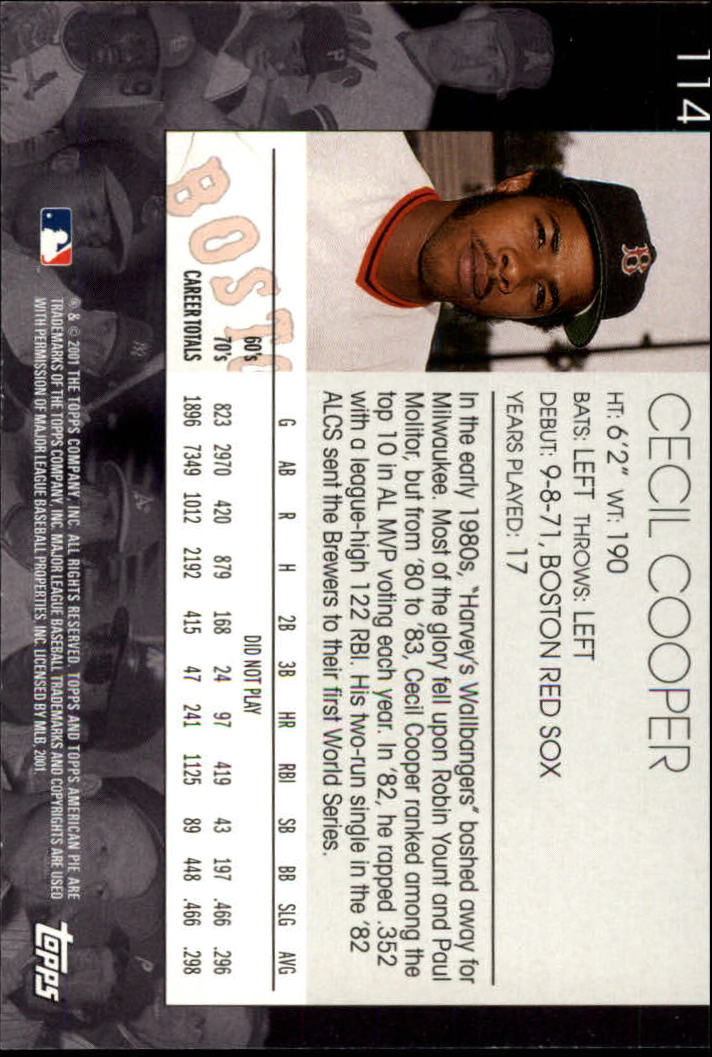 2001 Topps American Pie Baseball - Picture 225 of 312