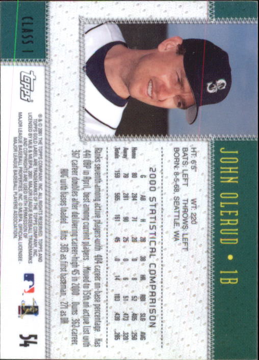 2001 Topps Gold Label Baseball - Picture 67 of 183