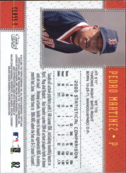 2001 Topps Gold Label Baseball - Picture 111 of 183