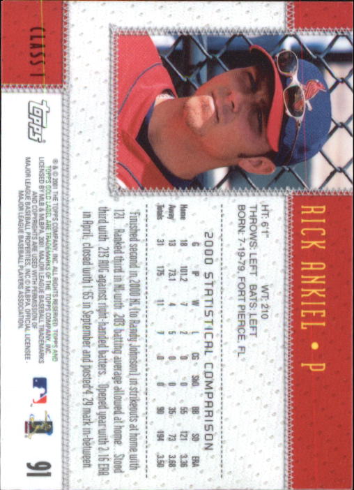 2001 Topps Gold Label Baseball - Picture 125 of 183