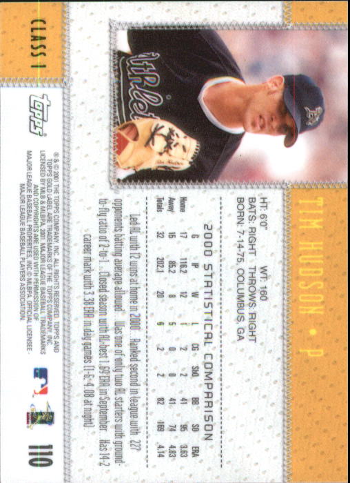 2001 Topps Gold Label Baseball - Picture 151 of 183