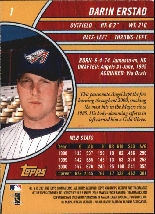 2001 Topps Reserve Baseball - Picture 81 of 81