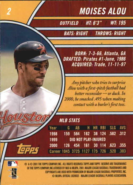 2001 Topps Reserve Baseball - Picture 79 of 81