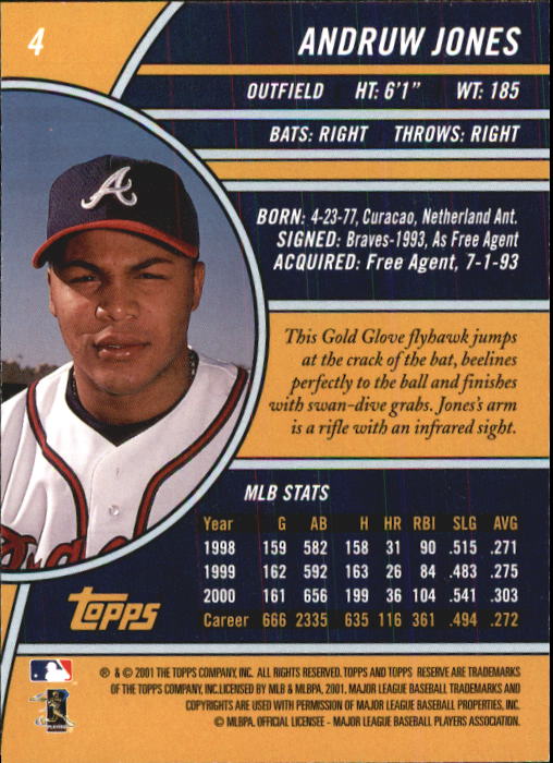 2001 Topps Reserve Baseball - Picture 77 of 81