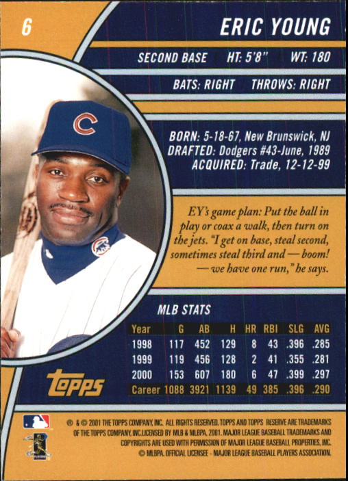 2001 Topps Reserve Baseball - Picture 73 of 81
