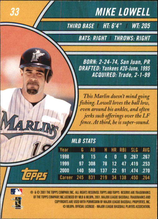 2001 Topps Reserve Baseball - Picture 55 of 81