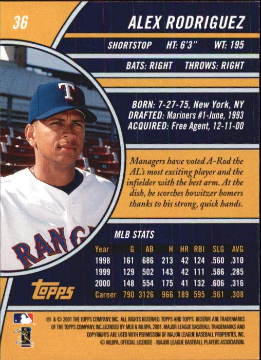 2001 Topps Reserve Baseball - Picture 53 of 81