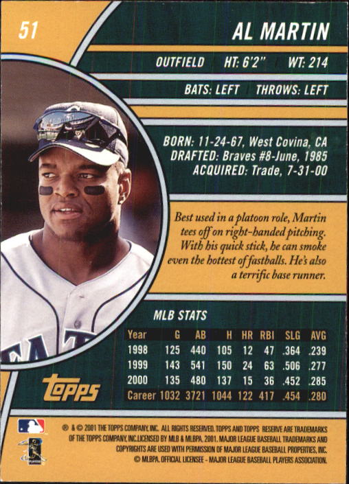 2001 Topps Reserve Baseball - Picture 47 of 81
