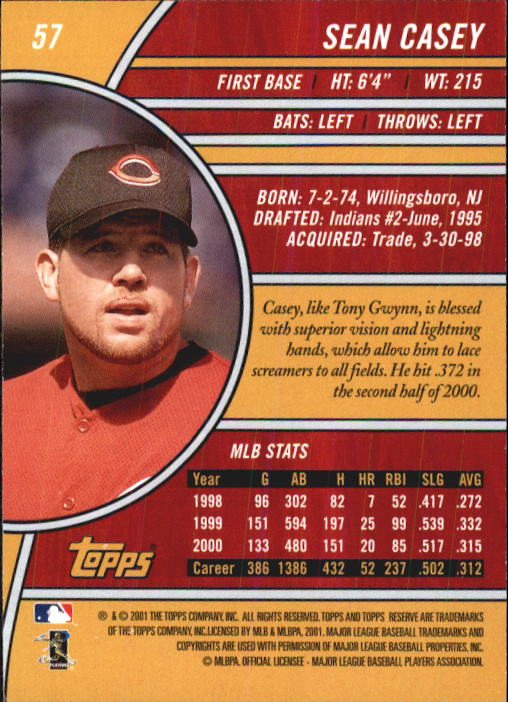 2001 Topps Reserve Baseball - Picture 39 of 81