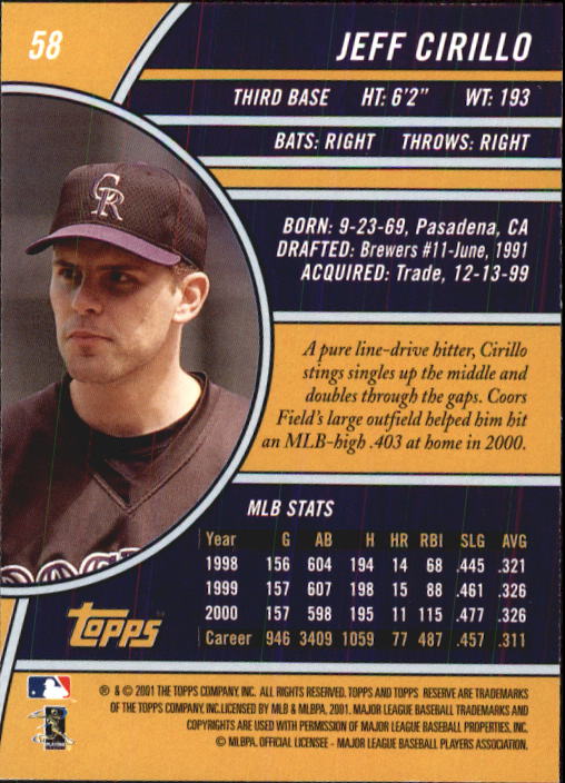 2001 Topps Reserve Baseball - Picture 37 of 81