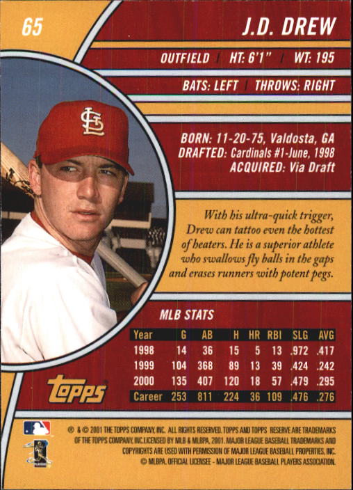 2001 Topps Reserve Baseball - Picture 33 of 81