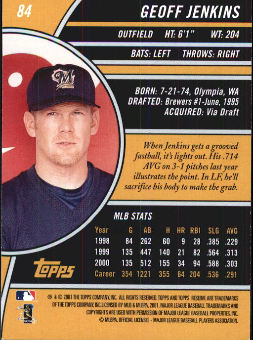 2001 Topps Reserve Baseball - Picture 17 of 81