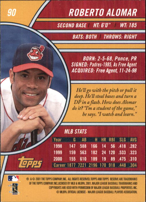 2001 Topps Reserve Baseball - Picture 11 of 81