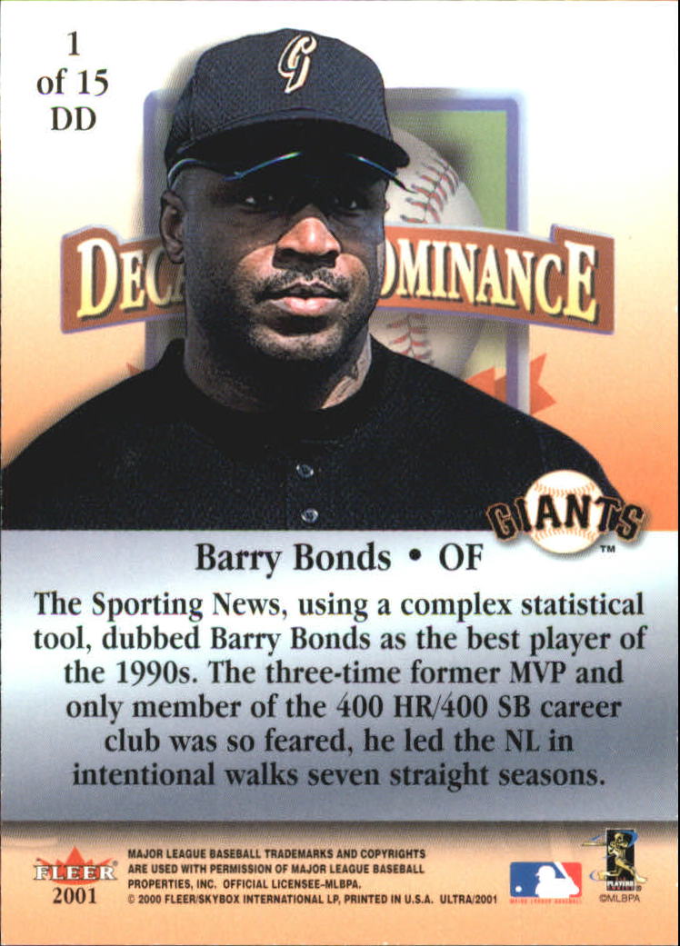 2001 Ultra (Fleer) Baseball "Insert" Cards - Picture 3 of 41