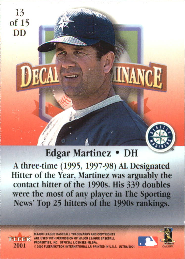 2001 Ultra (Fleer) Baseball "Insert" Cards - Picture 17 of 41