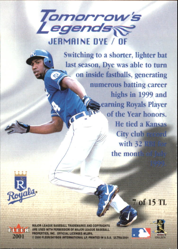 2001 Ultra (Fleer) Baseball "Insert" Cards - Picture 35 of 41