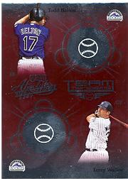 Carte "Inserisci e inserisci Parallelo" Baseball 2002 Memorabilia Assoluto - Foto 40 di 132