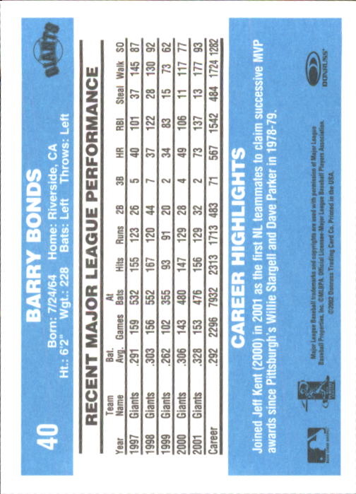 2002 Donruss Originals Baseball "Main Set" Cards #1 to #423 - Picture 31 of 323