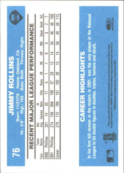 2002 Donruss Originals Baseball "Main Set" Cards #1 to #423 - Picture 57 of 323