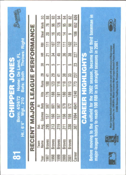 2002 Donruss Originals Baseball "Main Set" Cards #1 to #423 - Picture 61 of 323