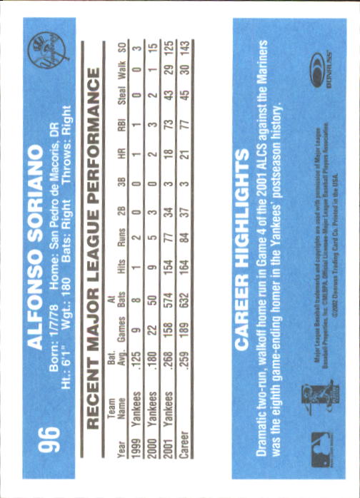 2002 Donruss Originals Baseball "Main Set" Cards #1 to #423 - Picture 73 of 323