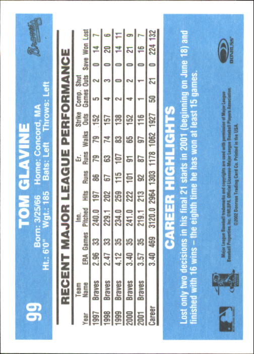 2002 Donruss Originals Baseball "Main Set" Cards #1 to #423 - Picture 79 of 323