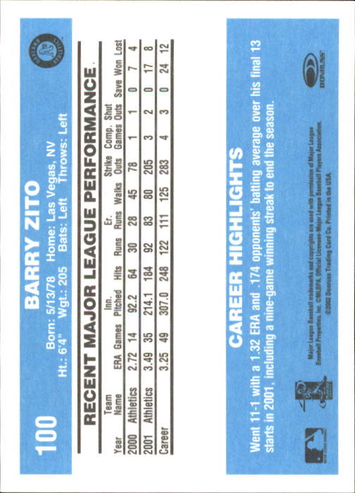 2002 Donruss Originals Baseball "Main Set" Cards #1 to #423 - Picture 81 of 323