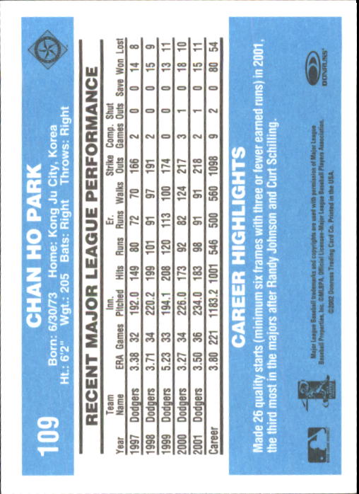 2002 Donruss Originals Baseball "Main Set" Cards #1 to #423 - Picture 87 of 323