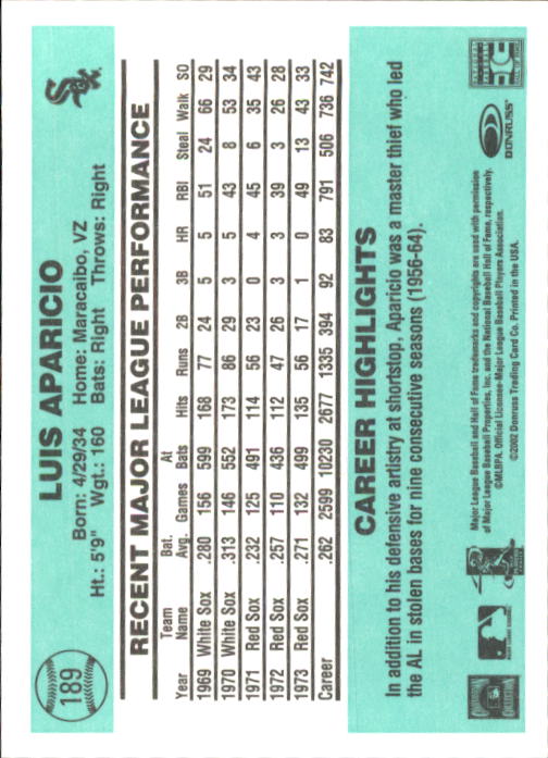 2002 Donruss Originals Baseball "Main Set" Cards #1 to #423 - Picture 149 of 323