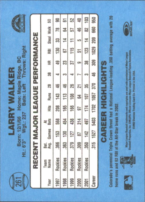 2002 Donruss Originals Baseball "Main Set" Cards #1 to #423 - Picture 205 of 323