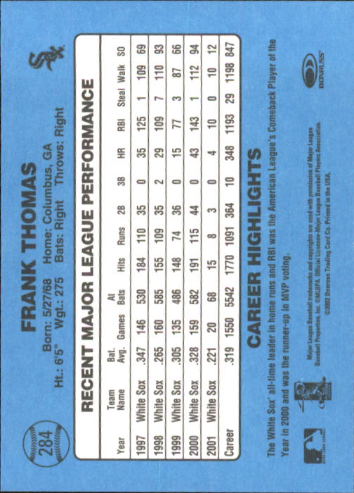 2002 Donruss Originals Baseball "Main Set" Cards #1 to #423 - Picture 227 of 323