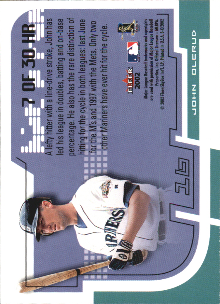 2002 E-X Baseball "Insert and Game Used" Cards - Picture 13 of 42