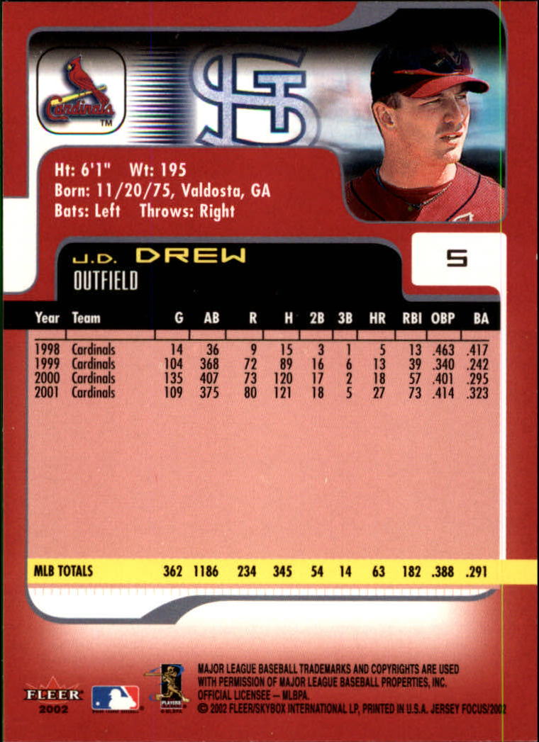 2002 Fleer Focus JE Baseball "Main Set" Cards - Picture 11 of 497