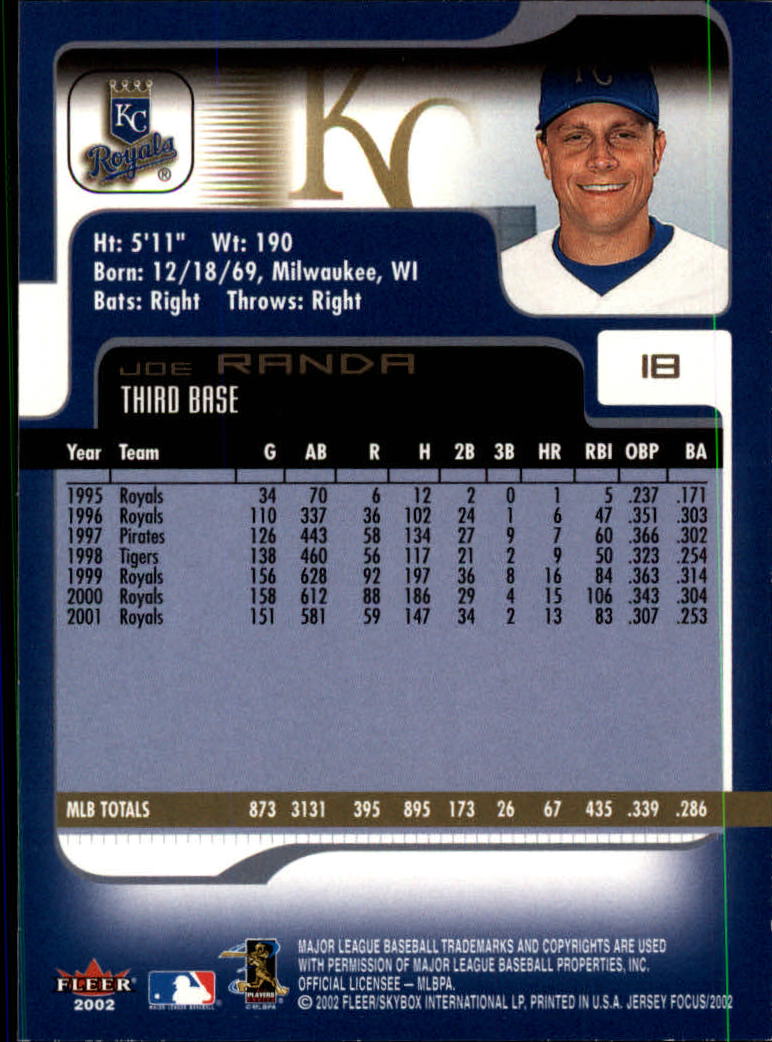 2002 Fleer Focus JE Baseball "Main Set" Cards - Picture 37 of 497