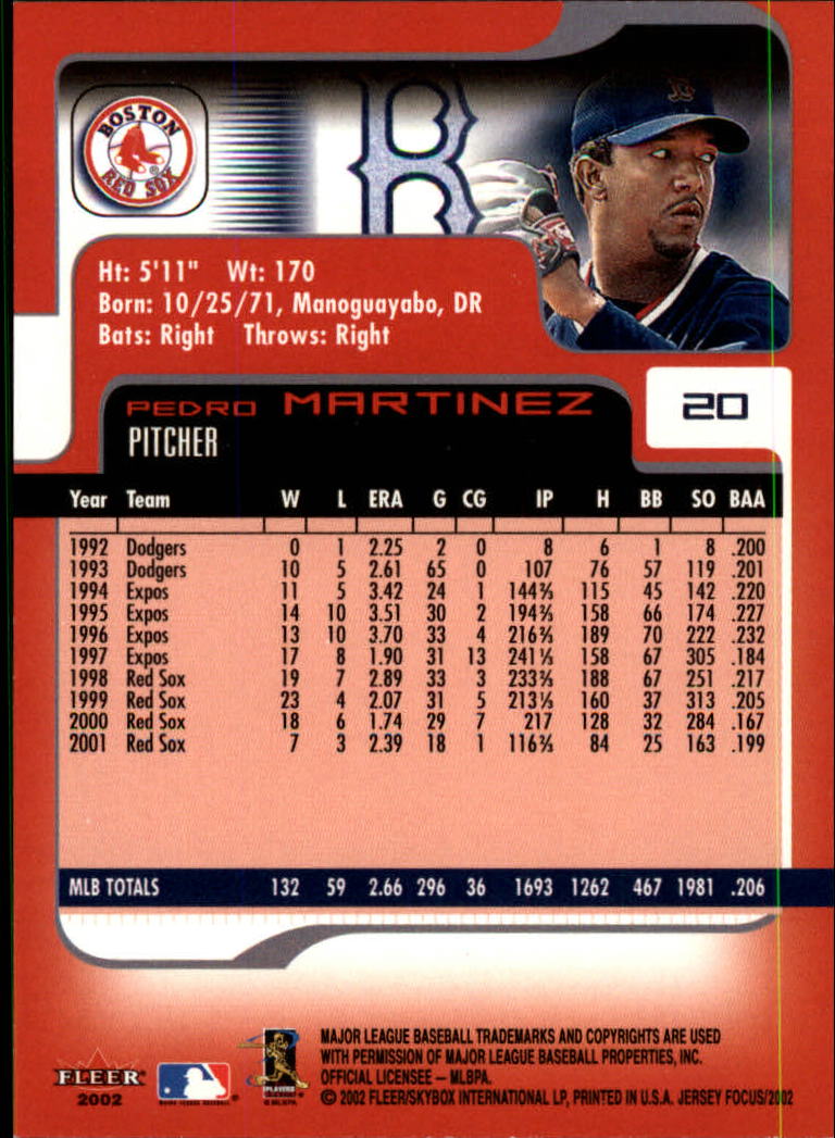 2002 Fleer Focus JE Baseball "Main Set" Cards - Picture 41 of 497