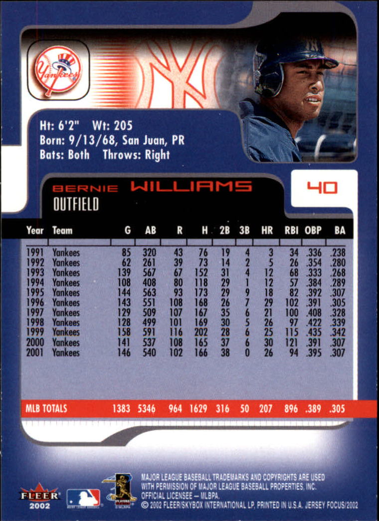 2002 Fleer Focus JE Baseball "Main Set" Cards - Picture 81 of 497
