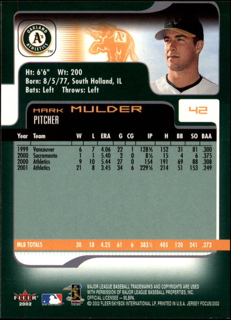 2002 Fleer Focus JE Baseball "Main Set" Cards - Picture 85 of 497